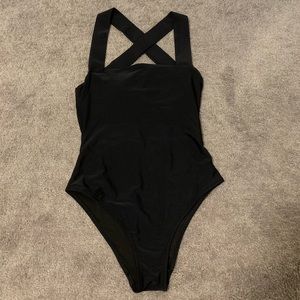 Slimming & Sexy Black One-Piece Bathing Suit